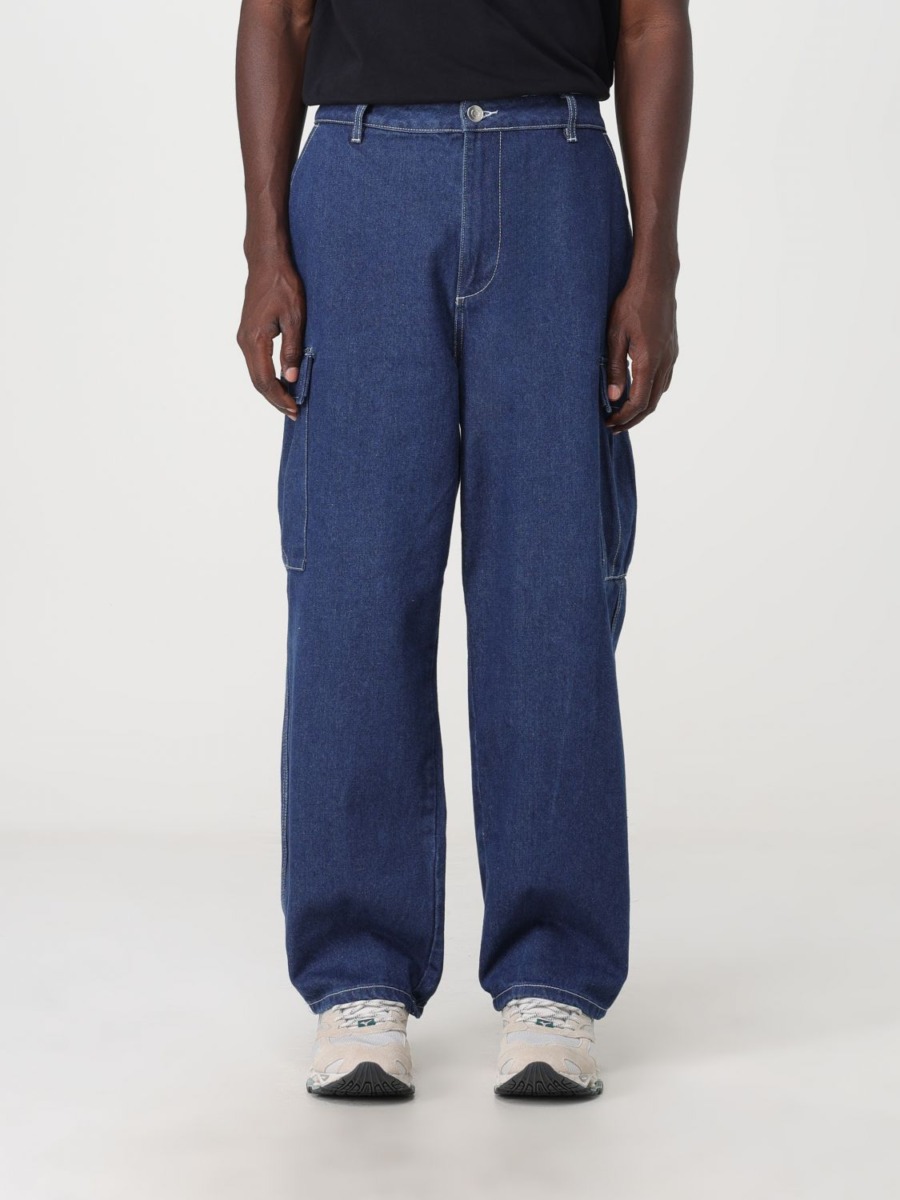 Giglio - Gent Trousers - Blue - Pop Trading Company GOOFASH