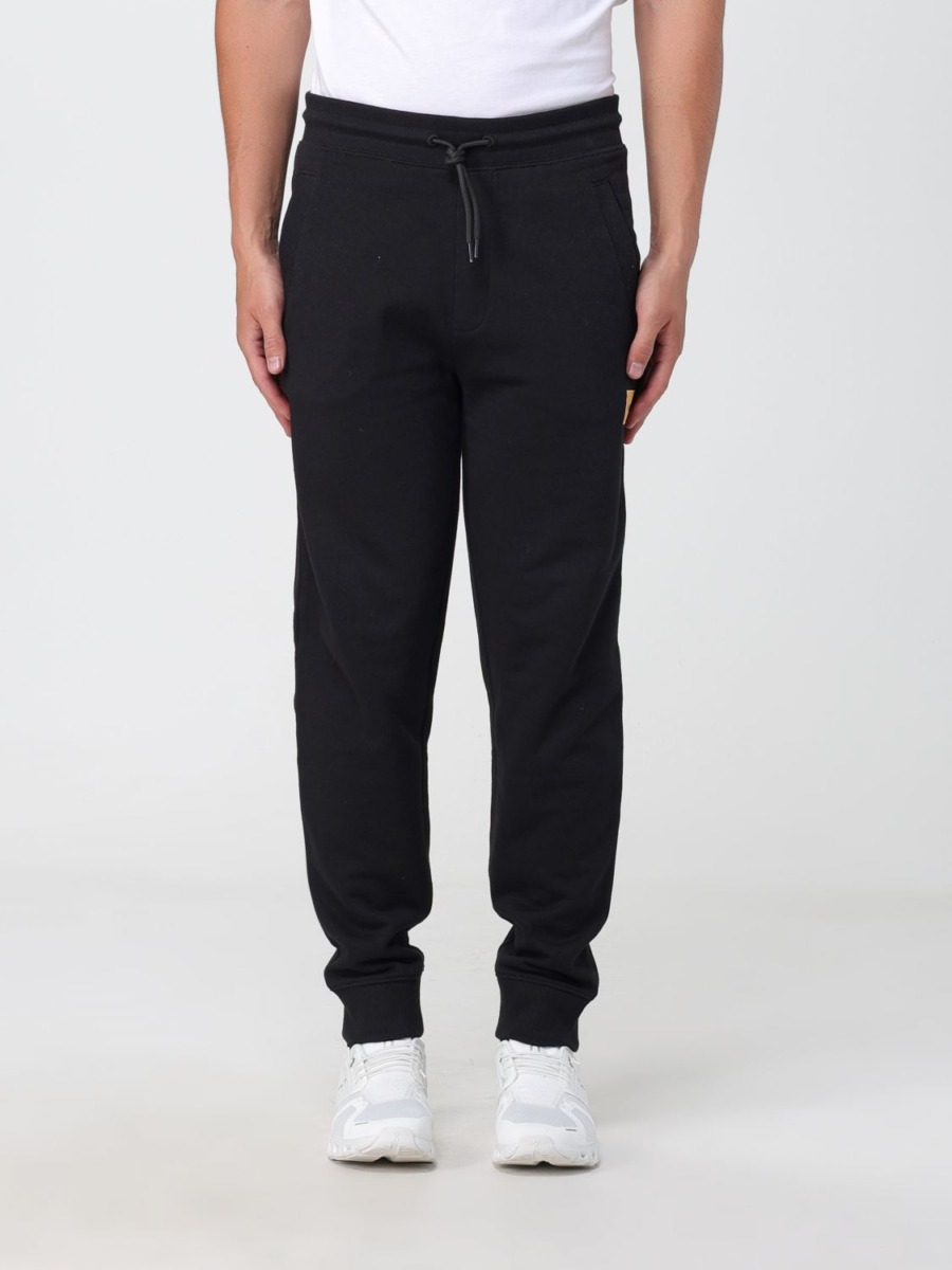 Giglio - Gent Trousers in Black by Hugo Boss GOOFASH