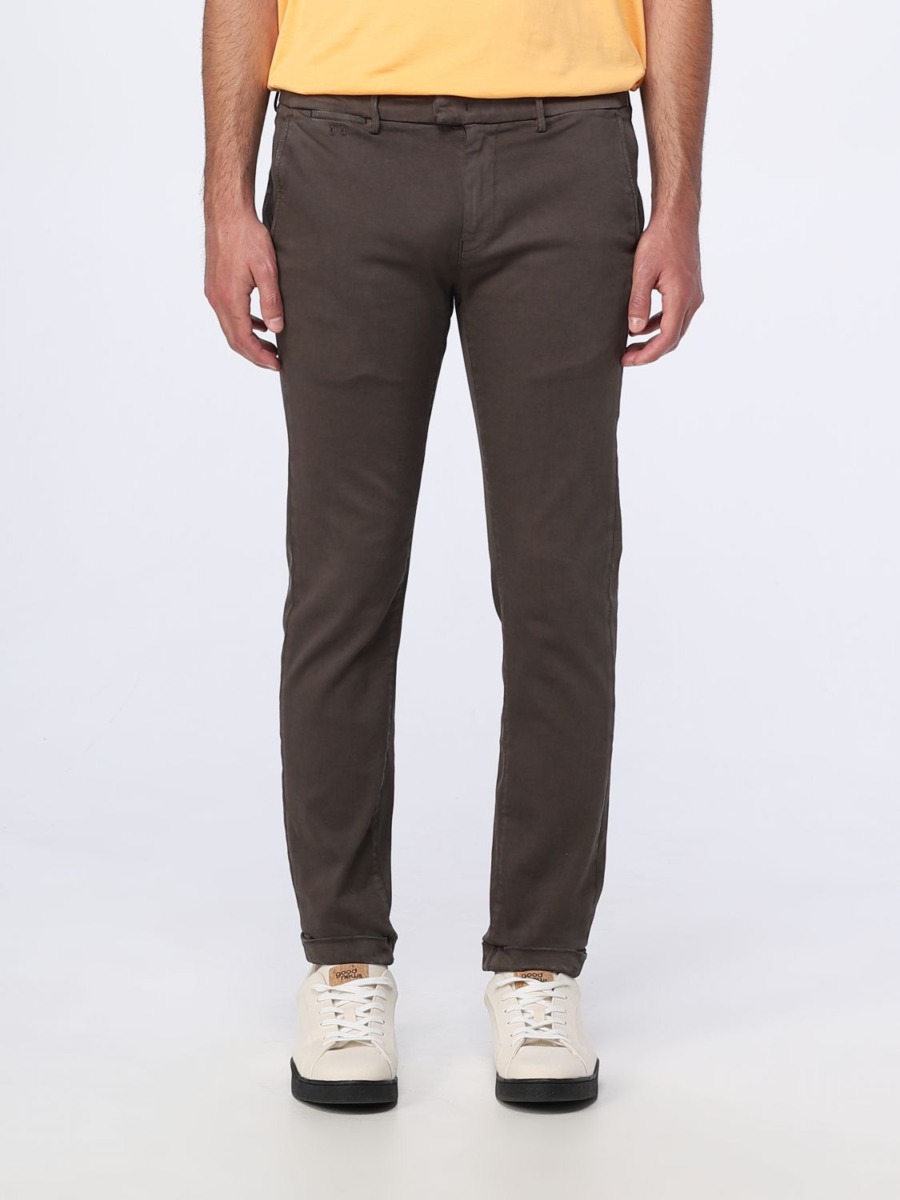Giglio - Gent Trousers in Coffee from Tramarossa GOOFASH