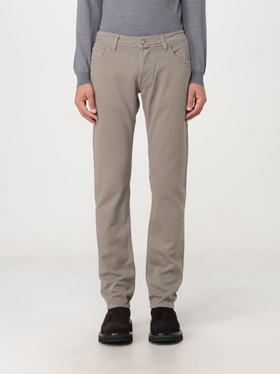 Giglio - Gent Trousers in Grey - Jacob Cohen GOOFASH