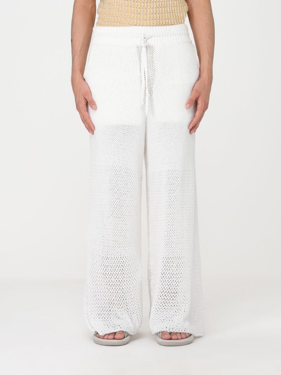 Giglio - Gent Trousers in White Isa Boulder GOOFASH