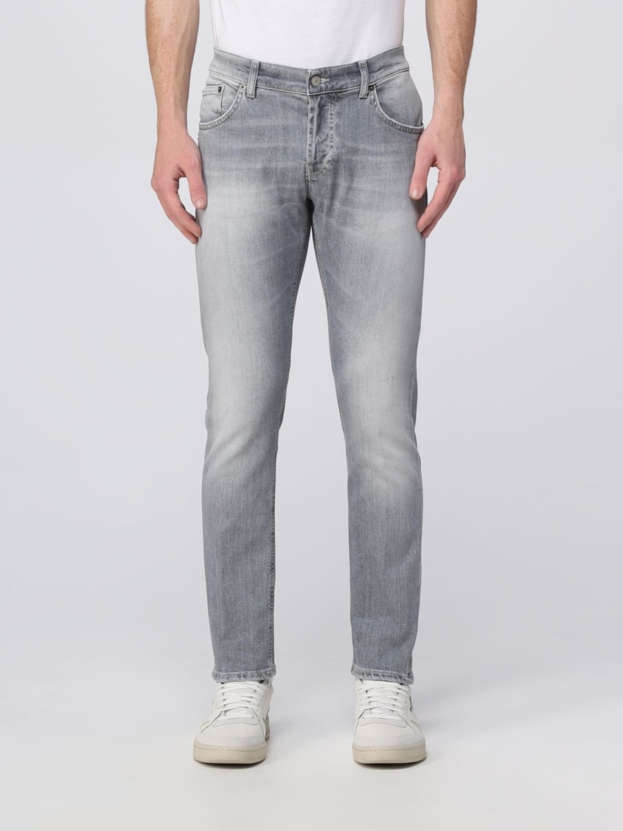 Giglio - Gents Grey Jeans by Dondup GOOFASH