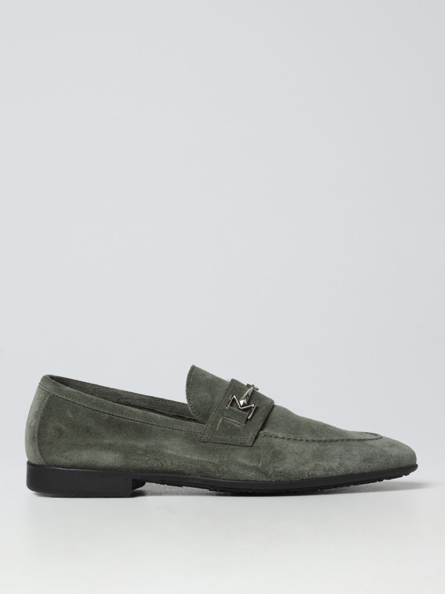 Giglio - Gents Loafers Olive - Moreschi GOOFASH
