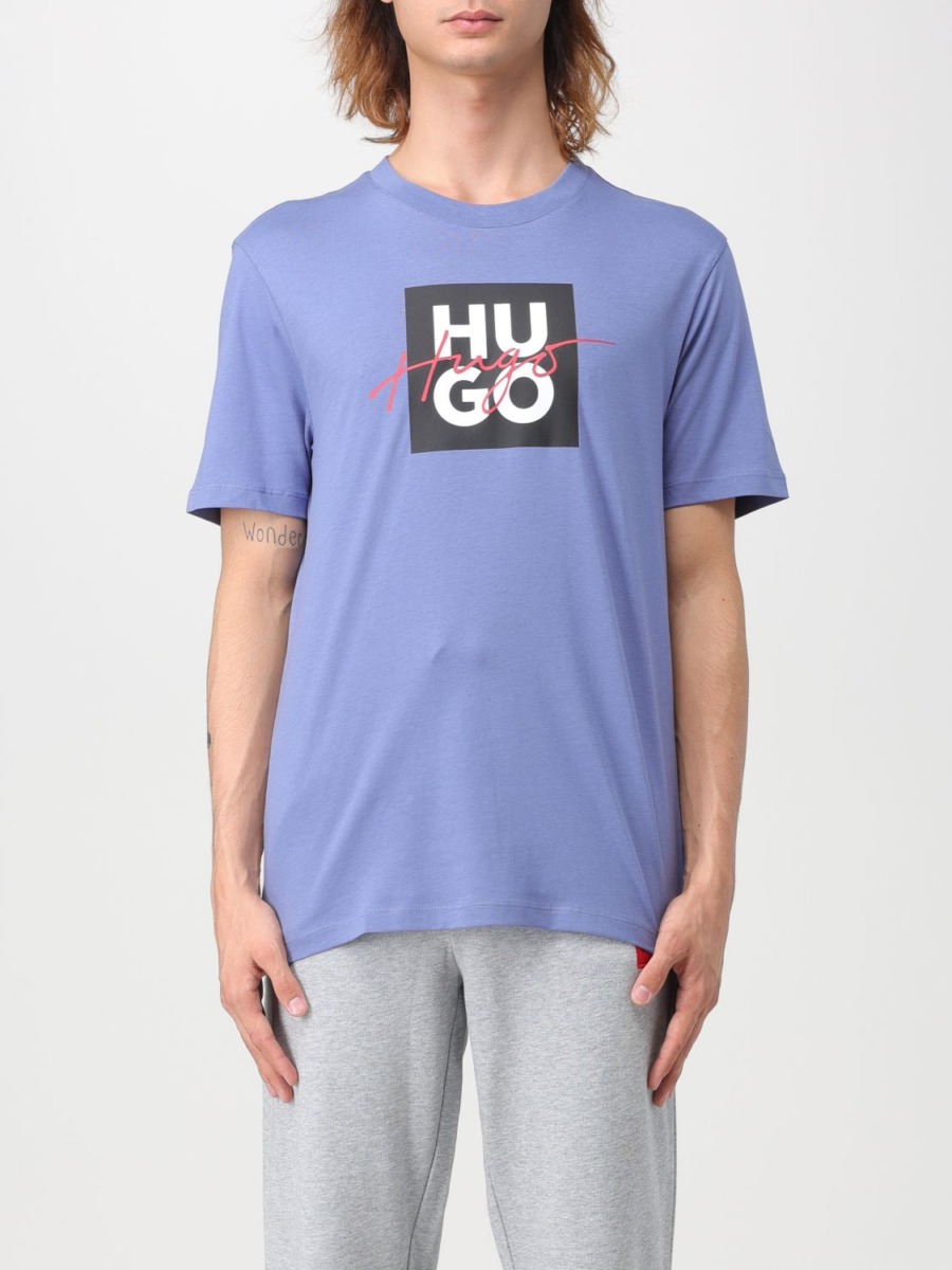 Giglio - Gents T-Shirt in Purple by Hugo Boss GOOFASH