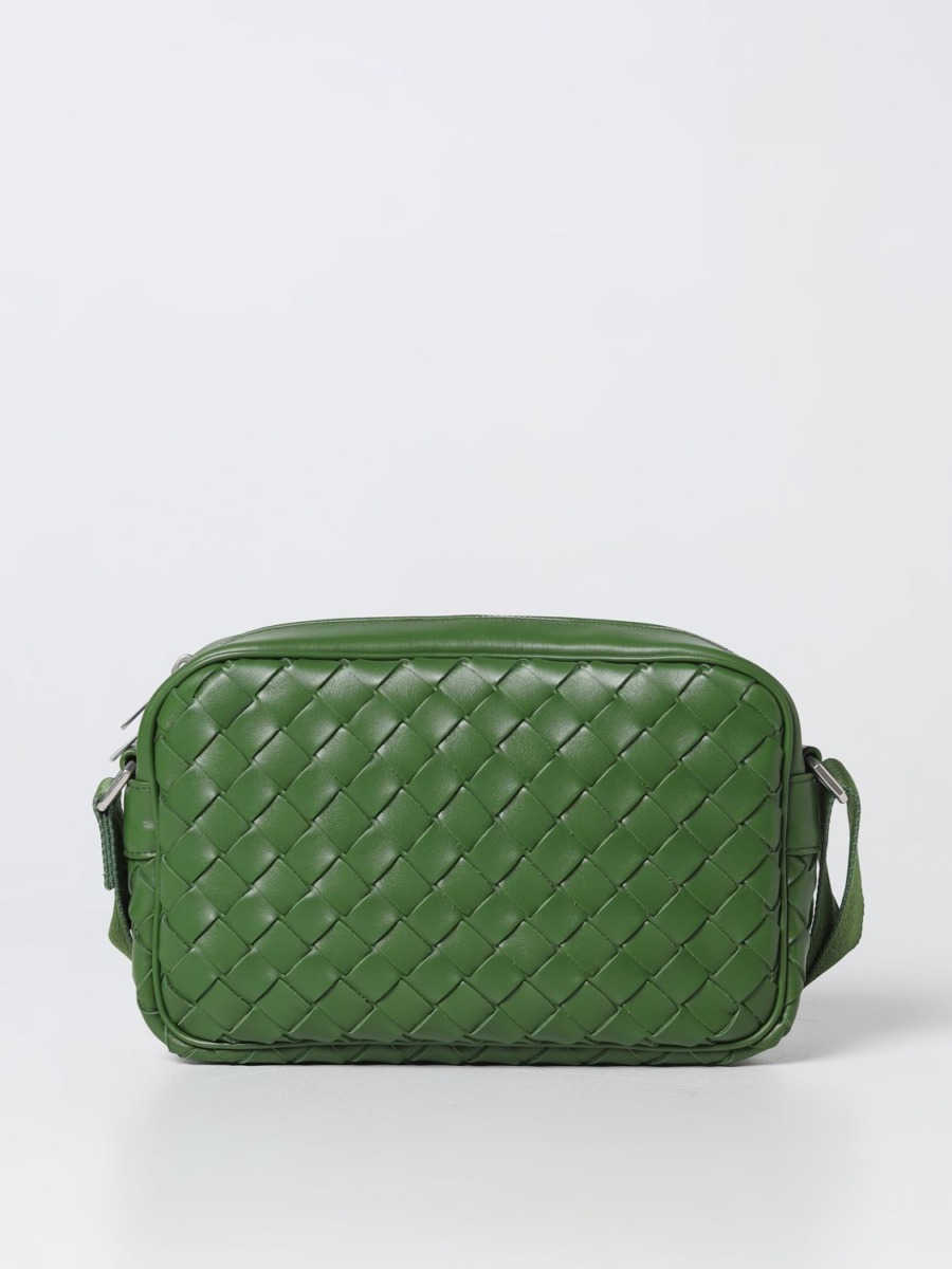 Giglio - Green - Shoulder Bag - Bottega Veneta - Man GOOFASH