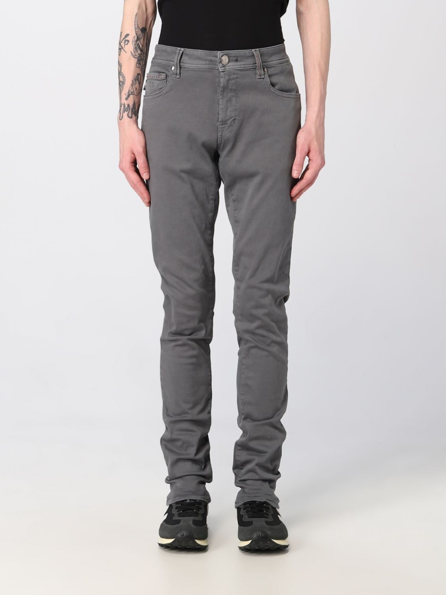 Giglio - Grey Jeans for Man by Tramarossa GOOFASH