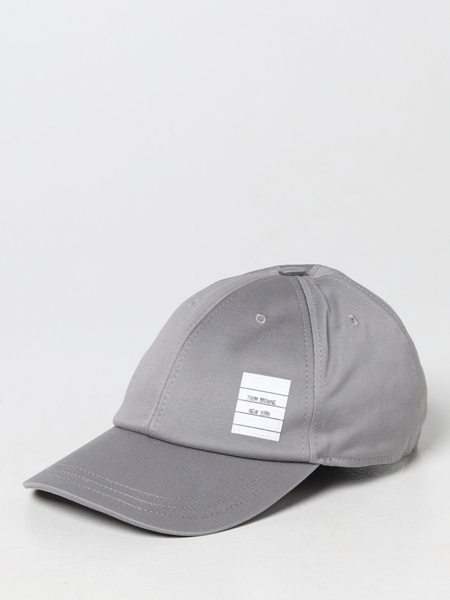 Giglio Hat in Grey by Thom Browne GOOFASH