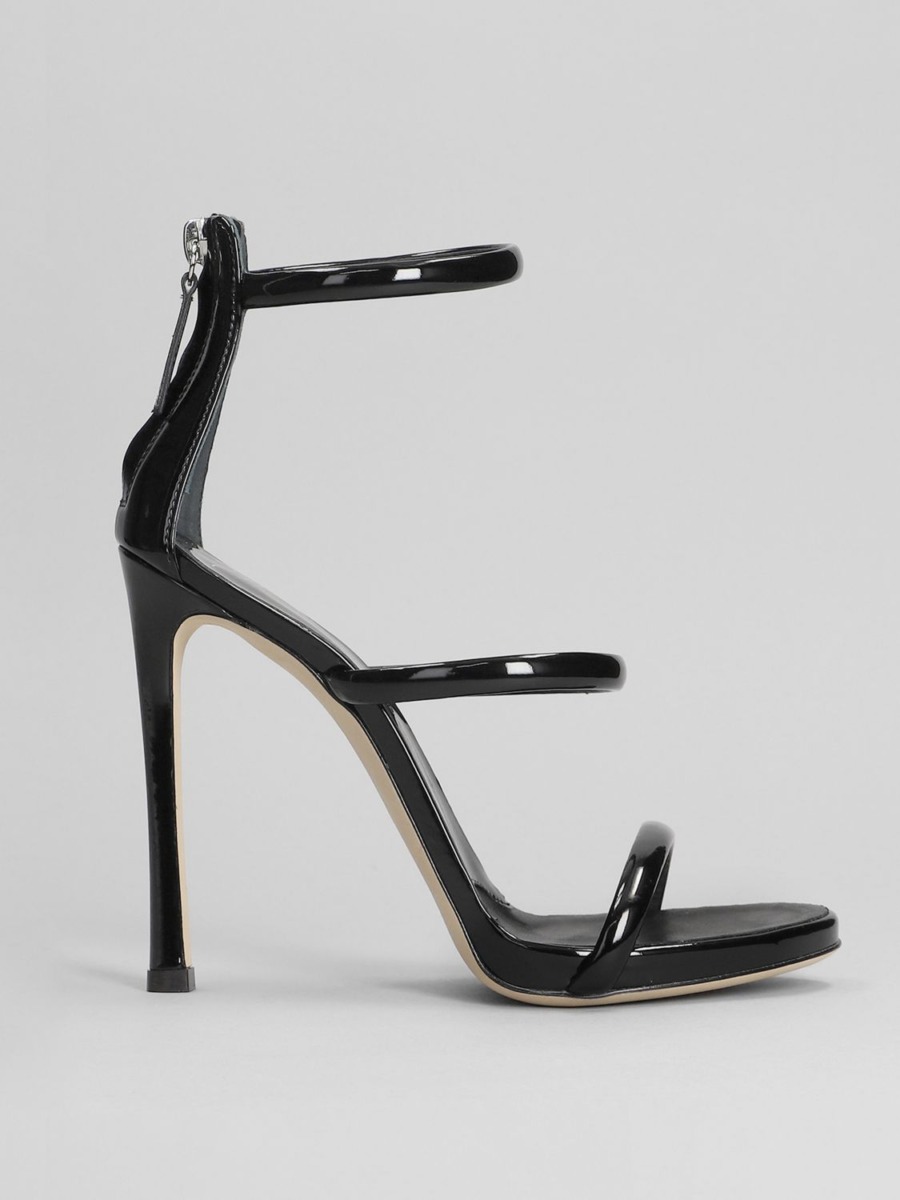 Giglio - Heeled Sandals Black for Woman by Giuseppe Zanotti GOOFASH