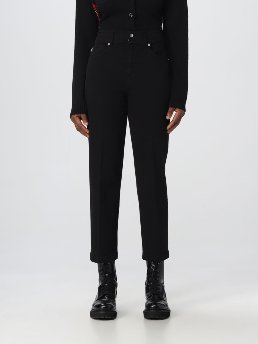Giglio Jeans in Black Moschino Woman GOOFASH