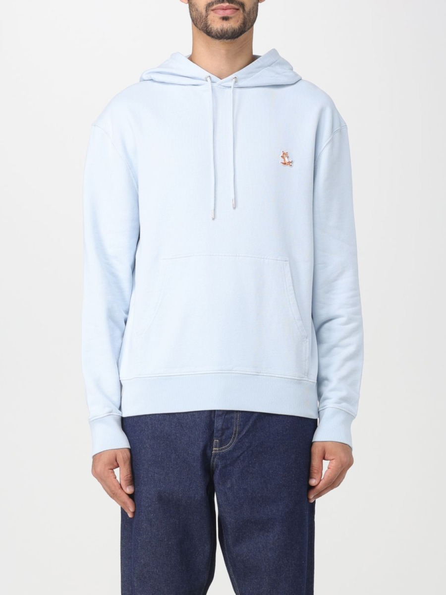 Giglio Jumper Blue for Man by Maison Kitsuné GOOFASH
