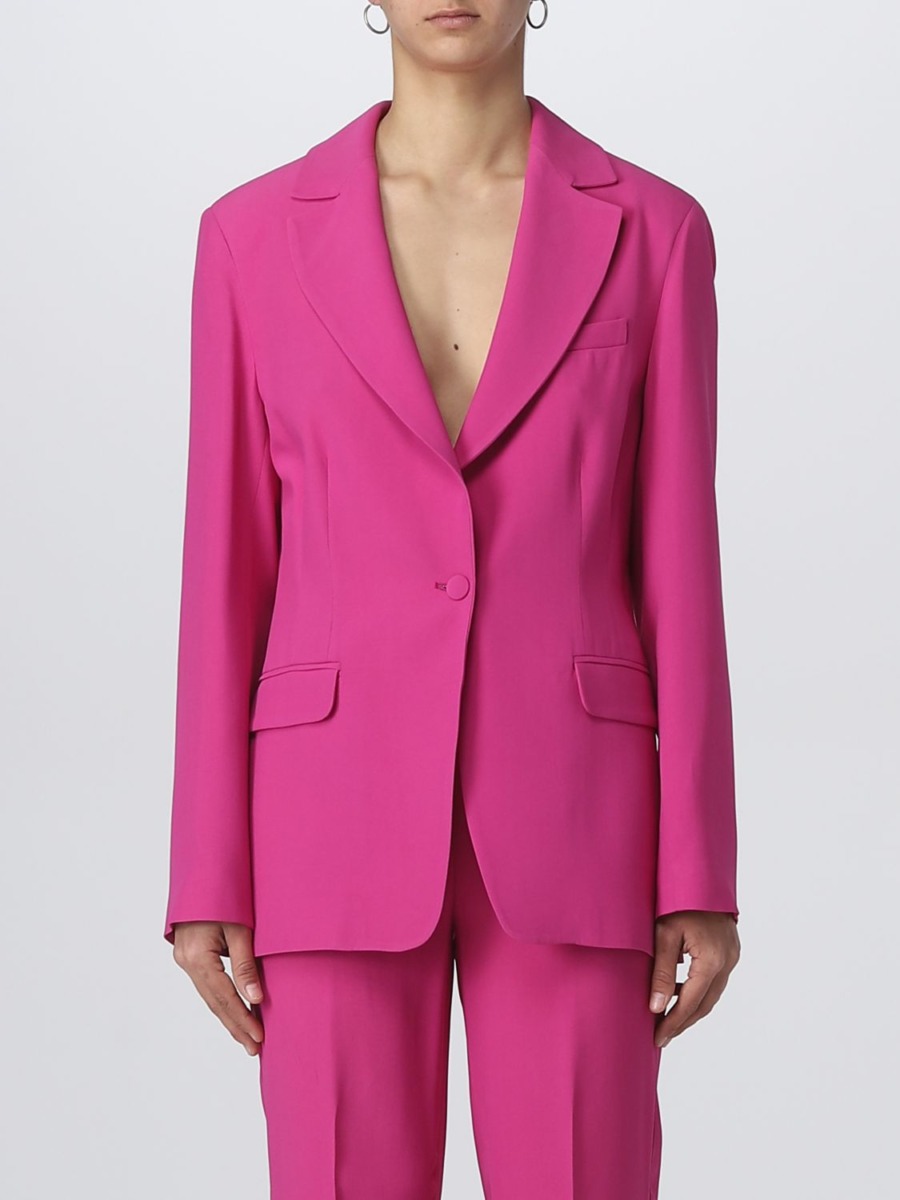 Giglio - Ladies Blazer in Pink - Federica Tosi GOOFASH