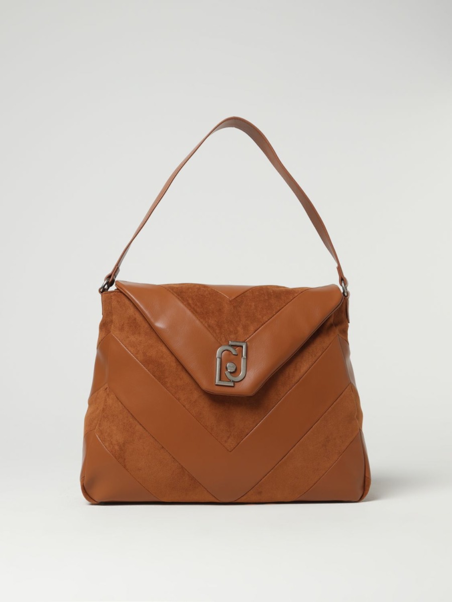 Giglio Ladies Brown Shoulder Bag by Liu Jo GOOFASH