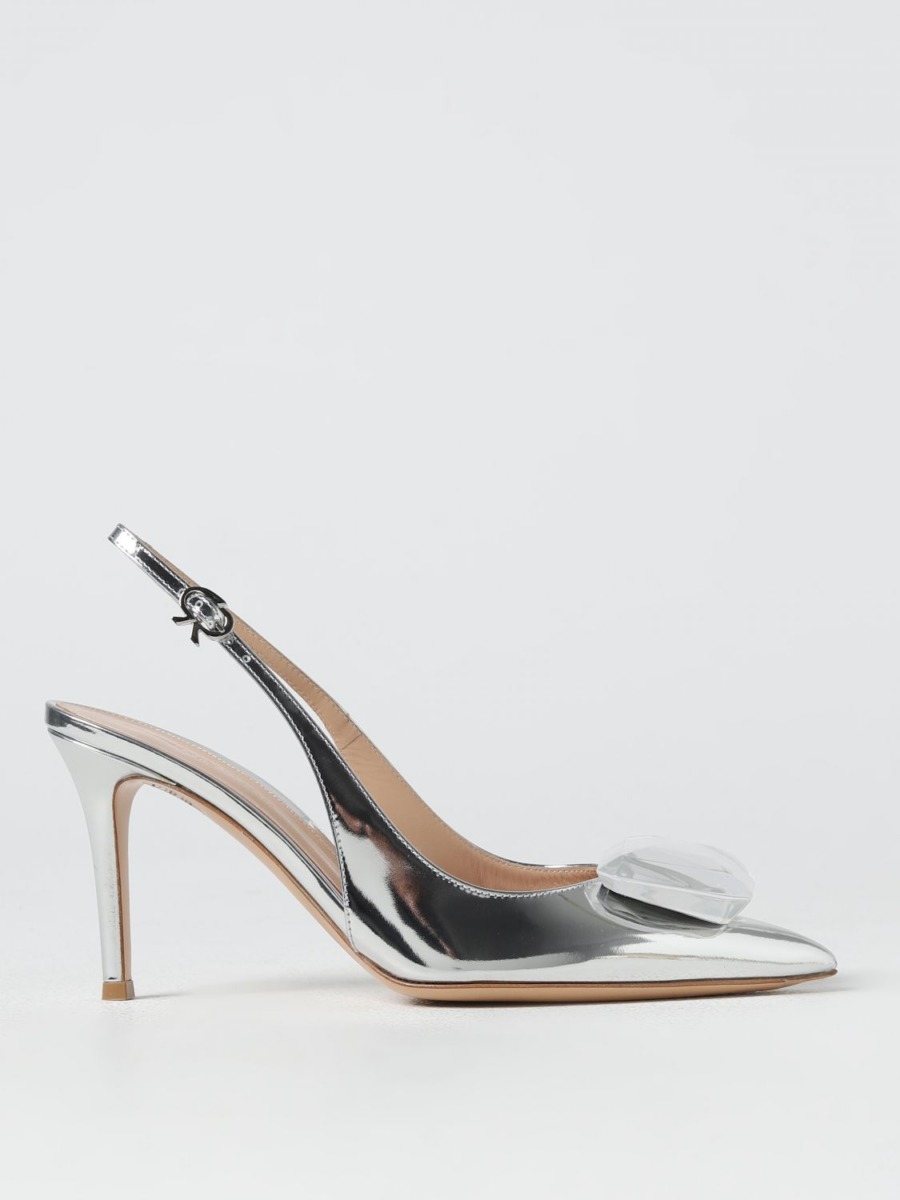 Giglio - Ladies High Heels Silver from Gianvito Rossi GOOFASH