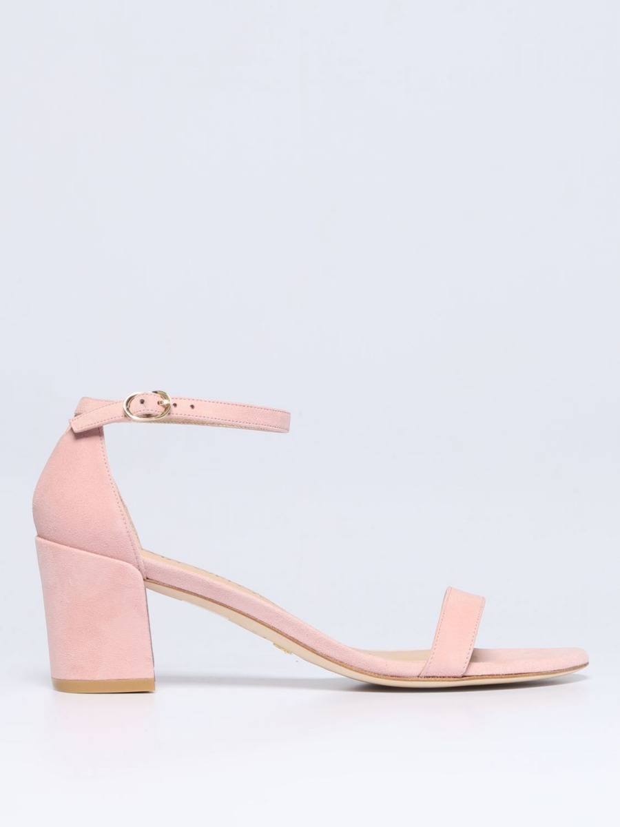 Giglio Ladies Pink Heeled Sandals GOOFASH
