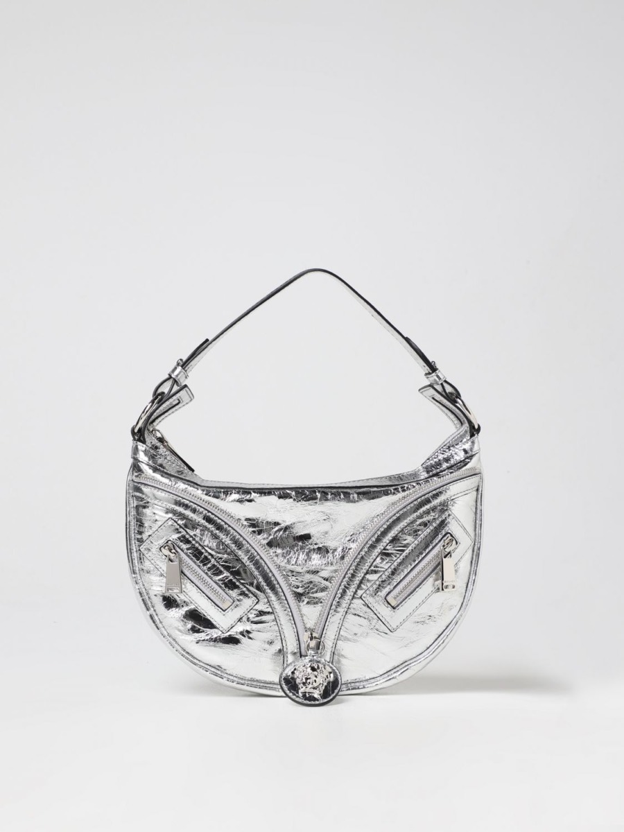 Giglio - Ladies Shoulder Bag Silver Versace GOOFASH