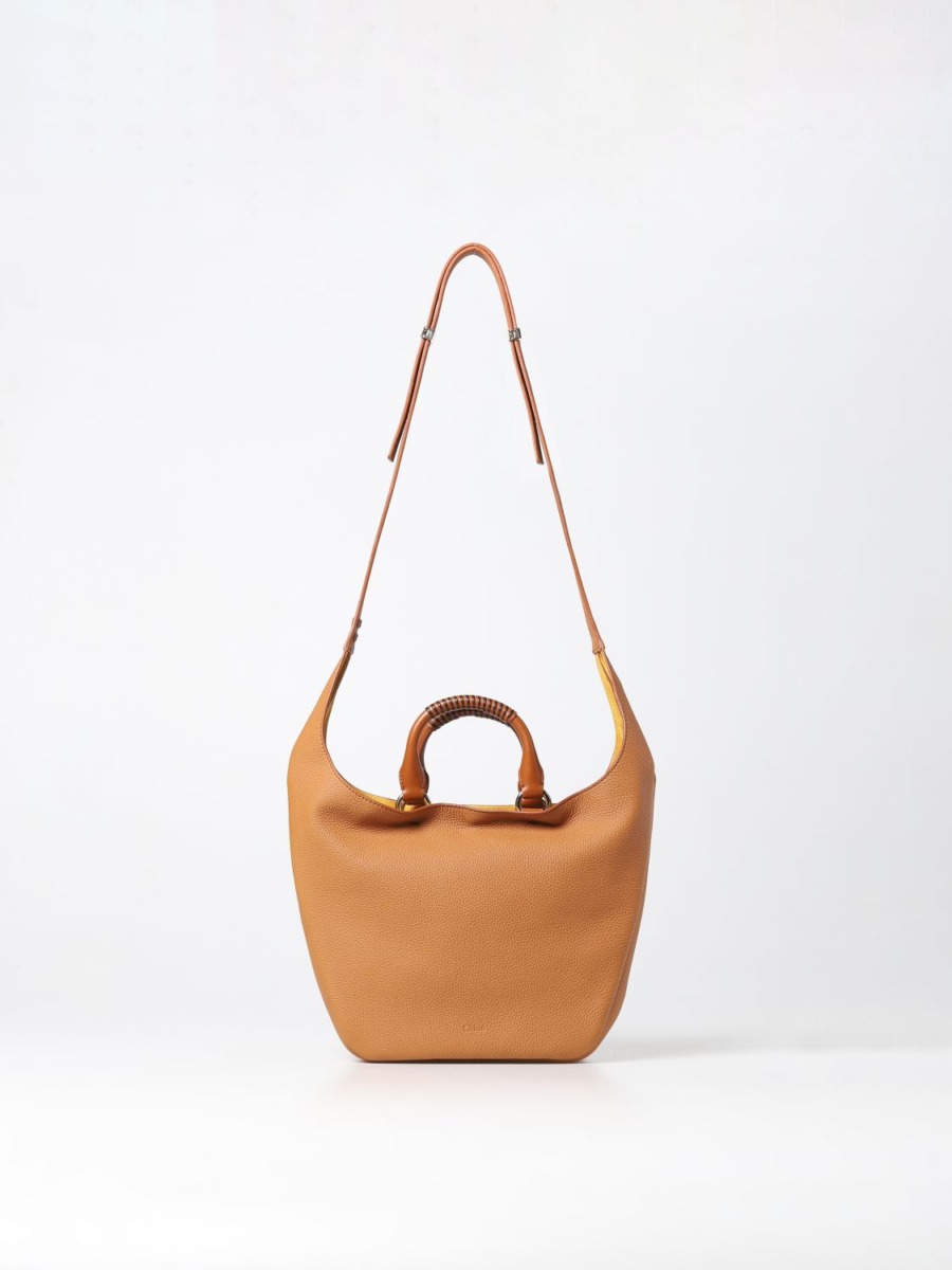 Giglio Ladies Shoulder Bag in Brown by Chloé GOOFASH