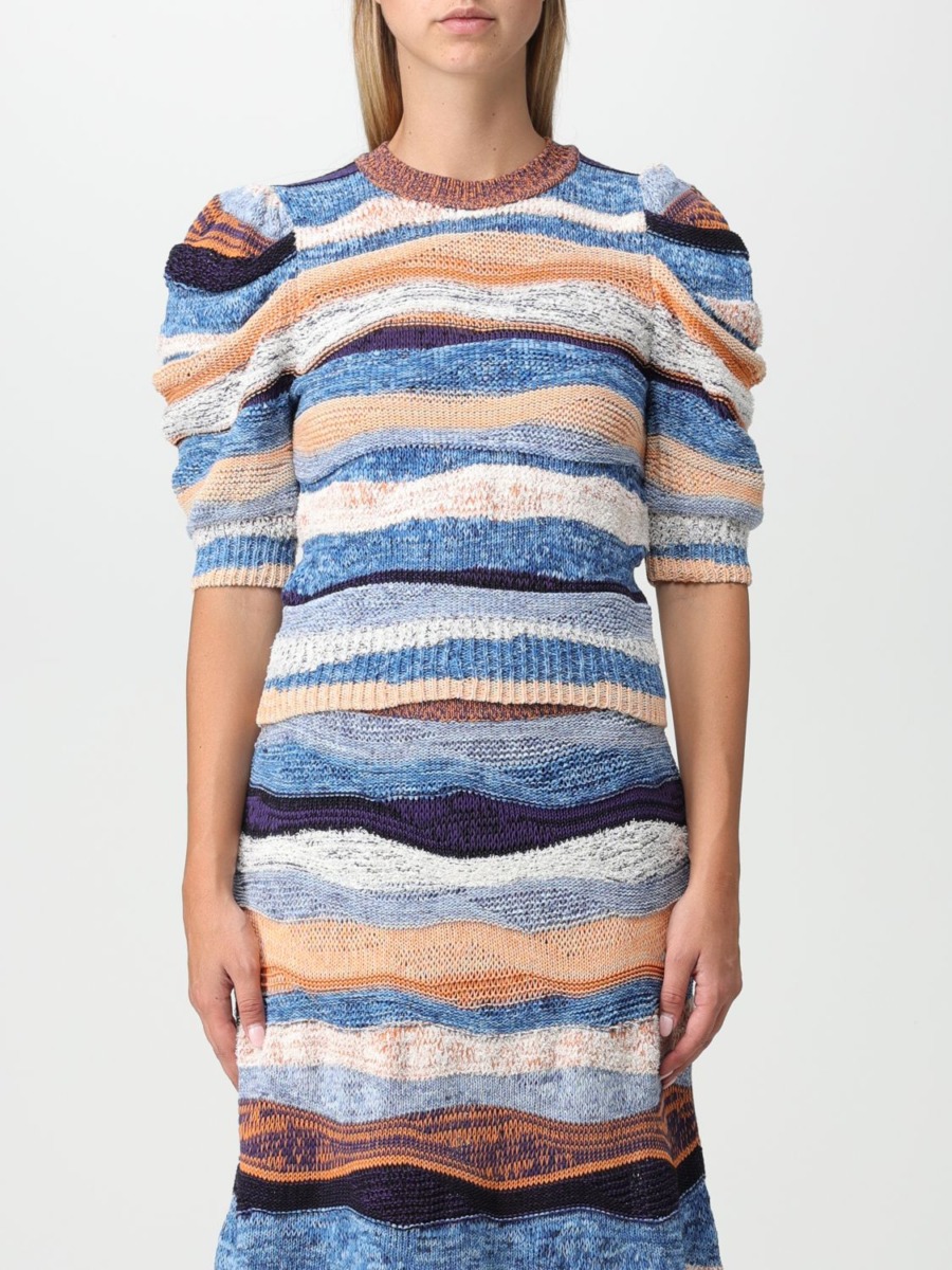 Giglio Ladies Top in Blue by Ulla Johnson GOOFASH