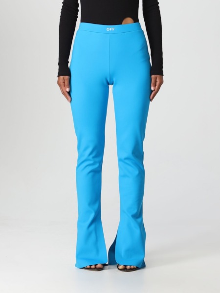 Giglio Ladies Trousers in Blue from Off White GOOFASH