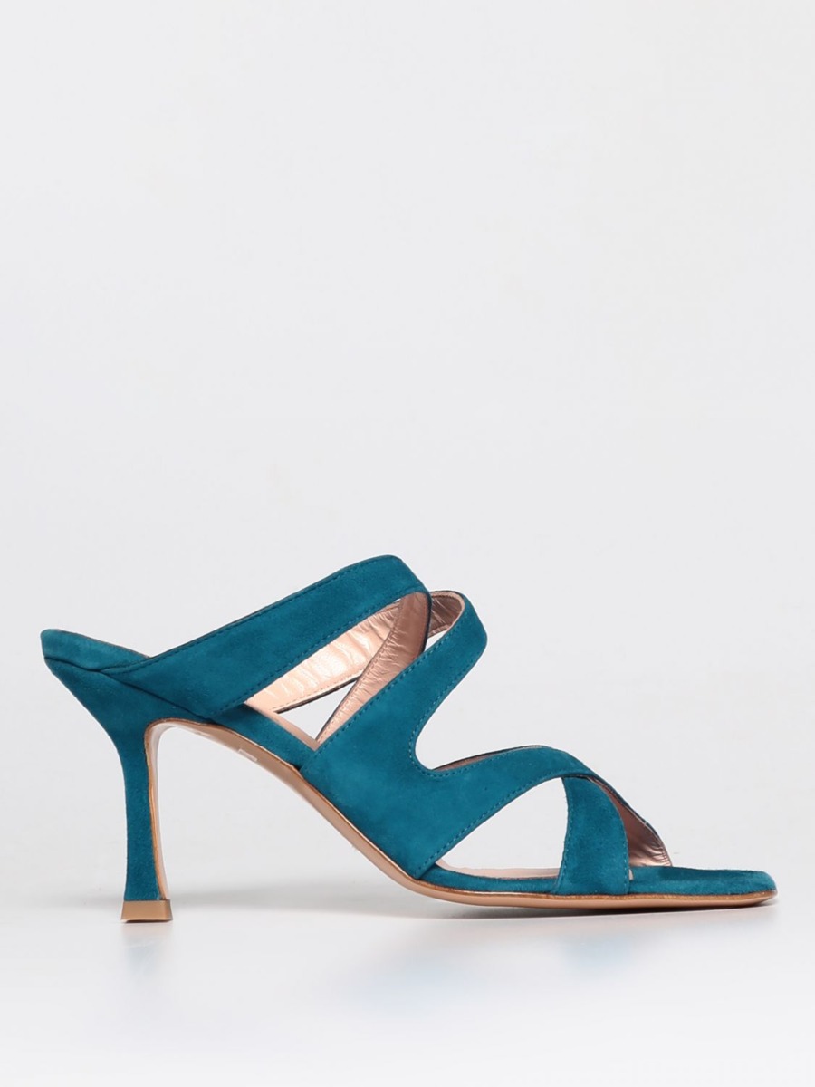 Giglio - Lady Heeled Sandals - Turquoise GOOFASH