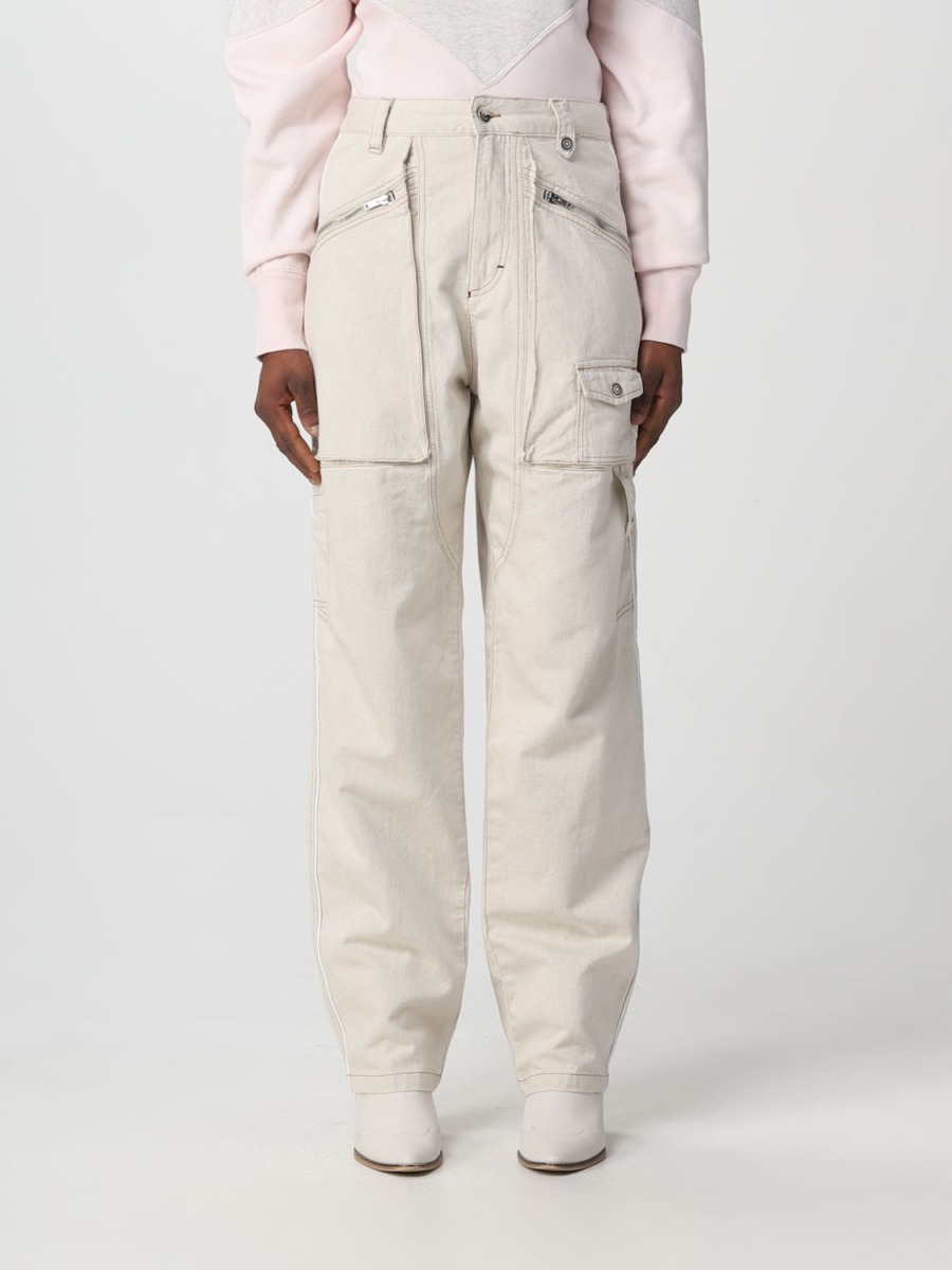 Giglio - Lady Jeans in Beige from Isabel Marant GOOFASH