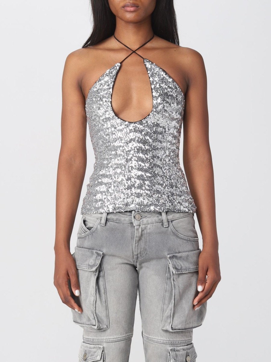 Giglio Lady Top in Silver from Thetico GOOFASH