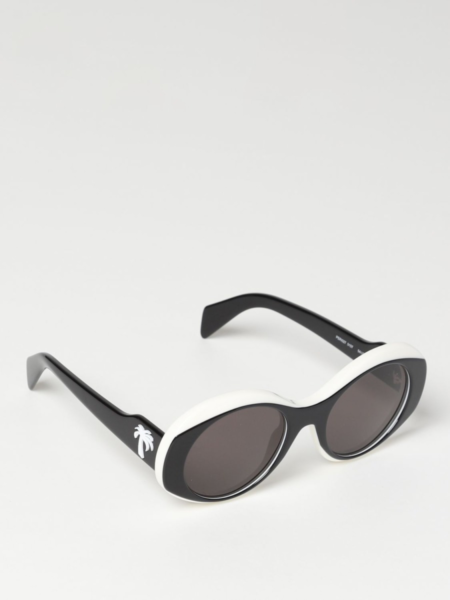 Giglio - Lady White Sunglasses by Palm Angels GOOFASH