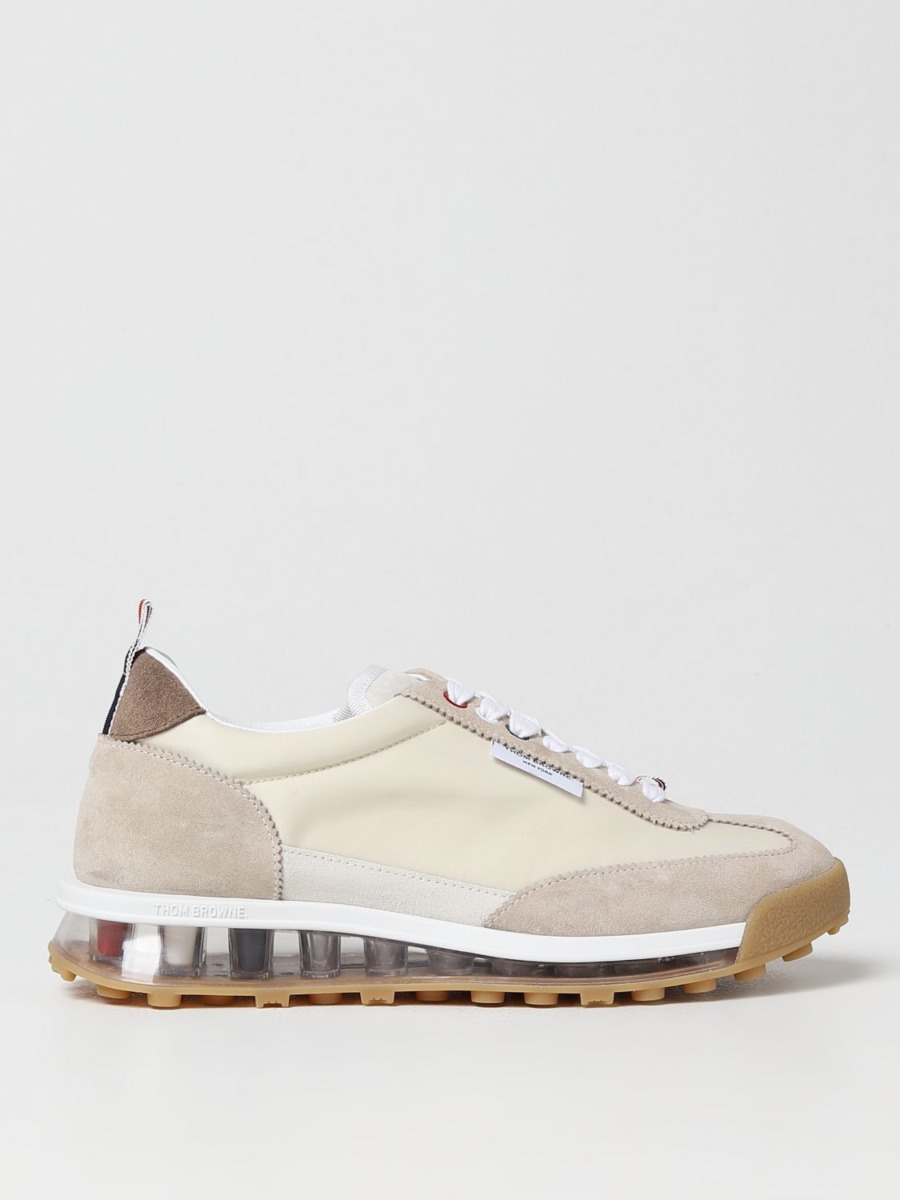 Giglio Man Brown Trainers from Thom Browne GOOFASH
