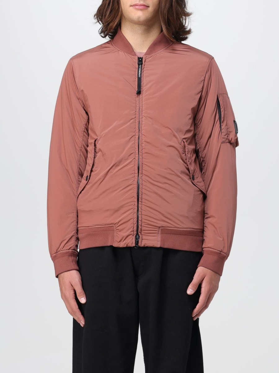 Giglio Men Jacket Brown by C.P. Company GOOFASH