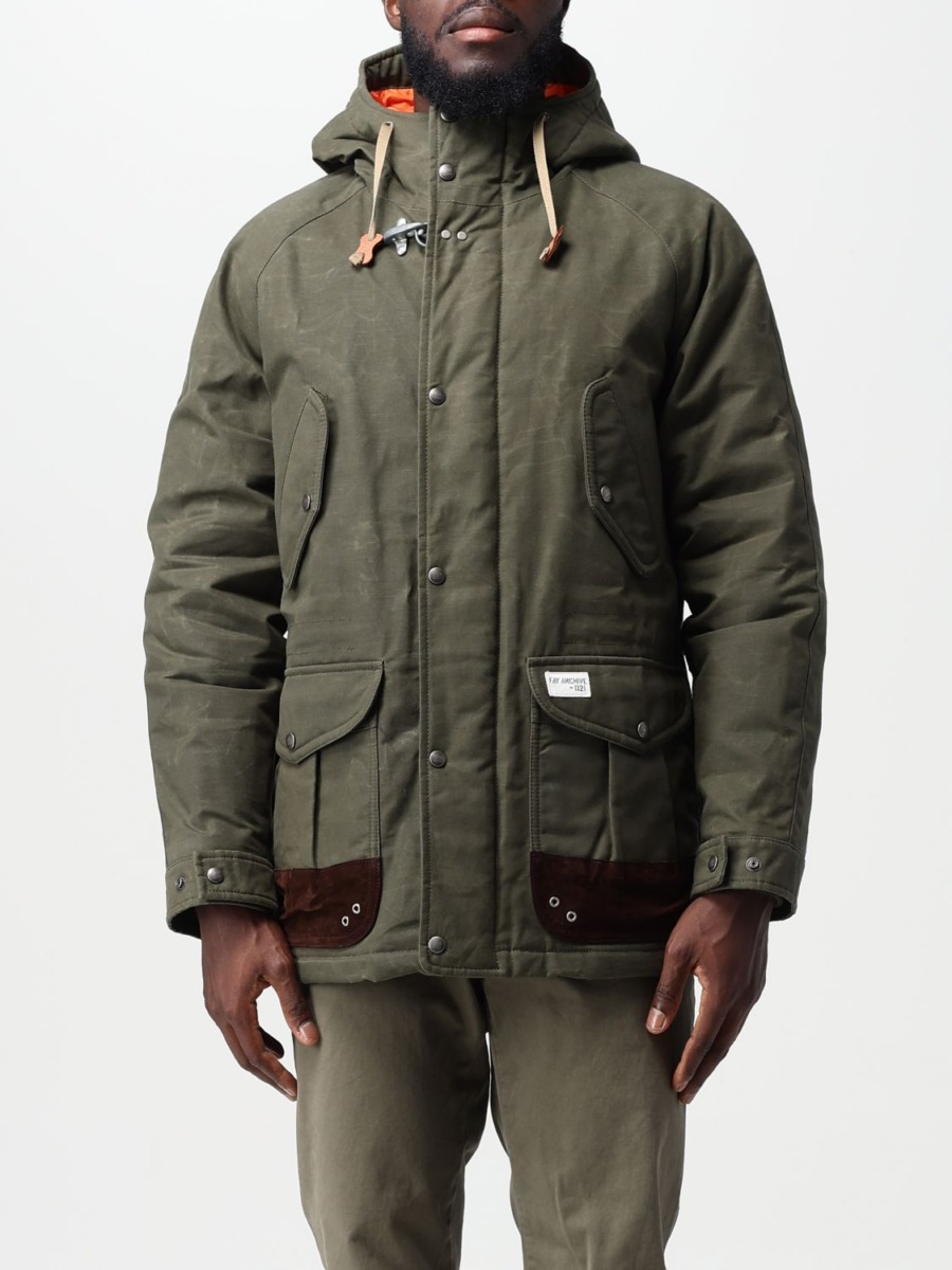 Giglio - Men's Green Jacket by Fay Andrada GOOFASH