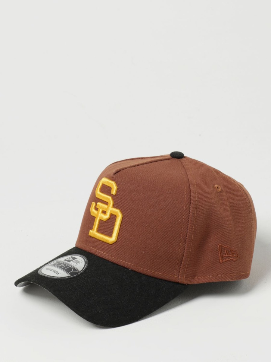 Giglio Mens Hat in Brown GOOFASH