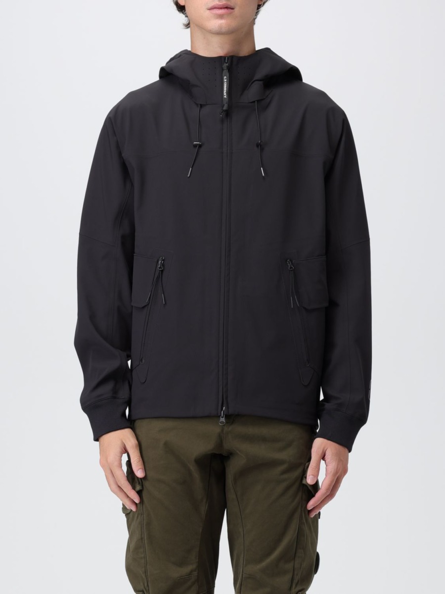 Giglio Men's Jacket in Black from C.P. Company GOOFASH