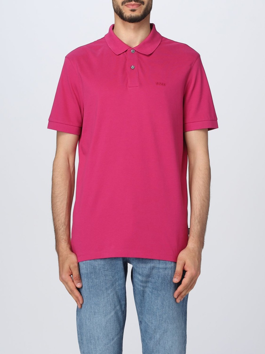 Giglio - Men's Poloshirt Pink from Hugo Boss GOOFASH