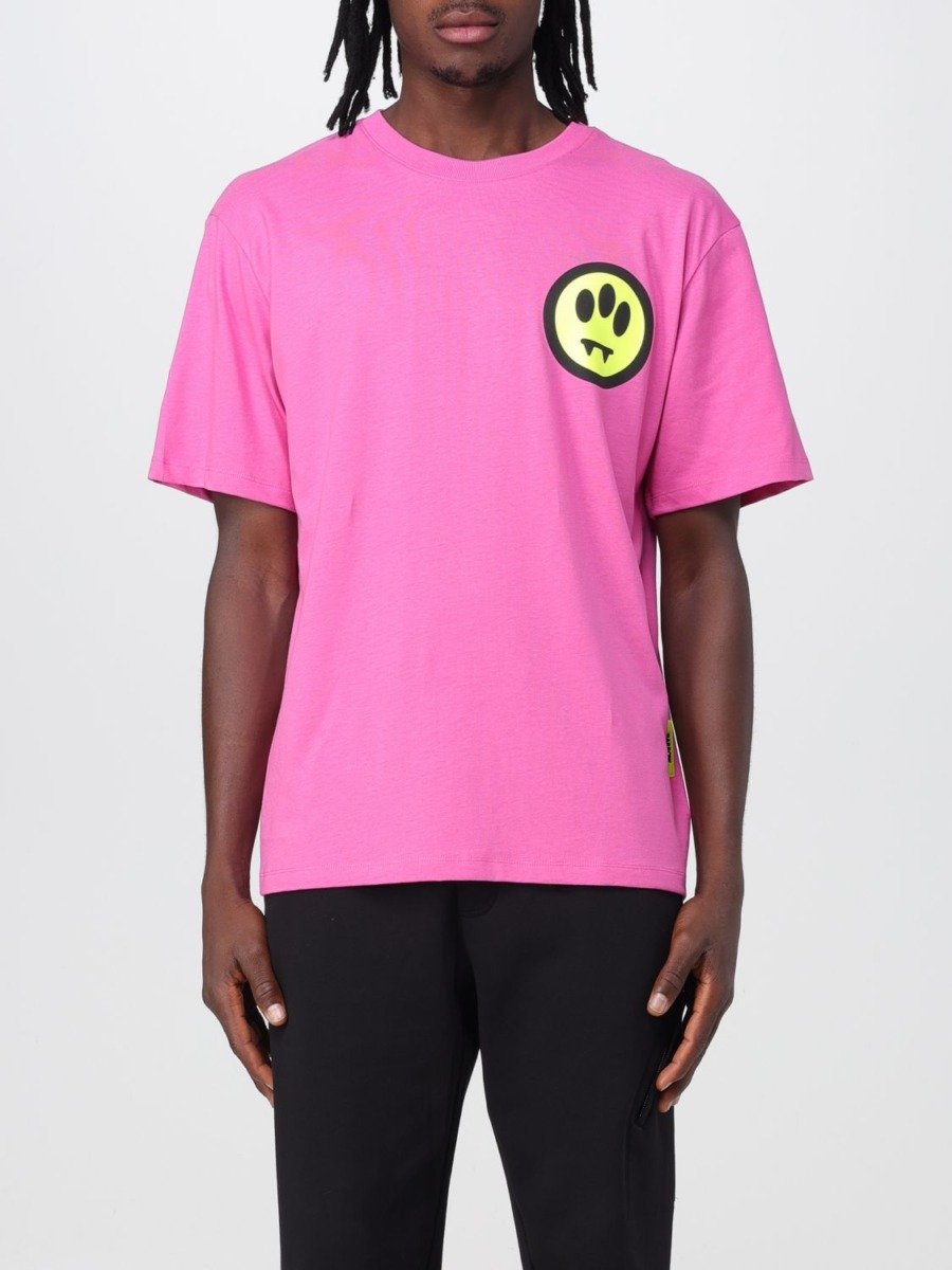 Giglio - Men's T-Shirt - Pink - Barrow GOOFASH