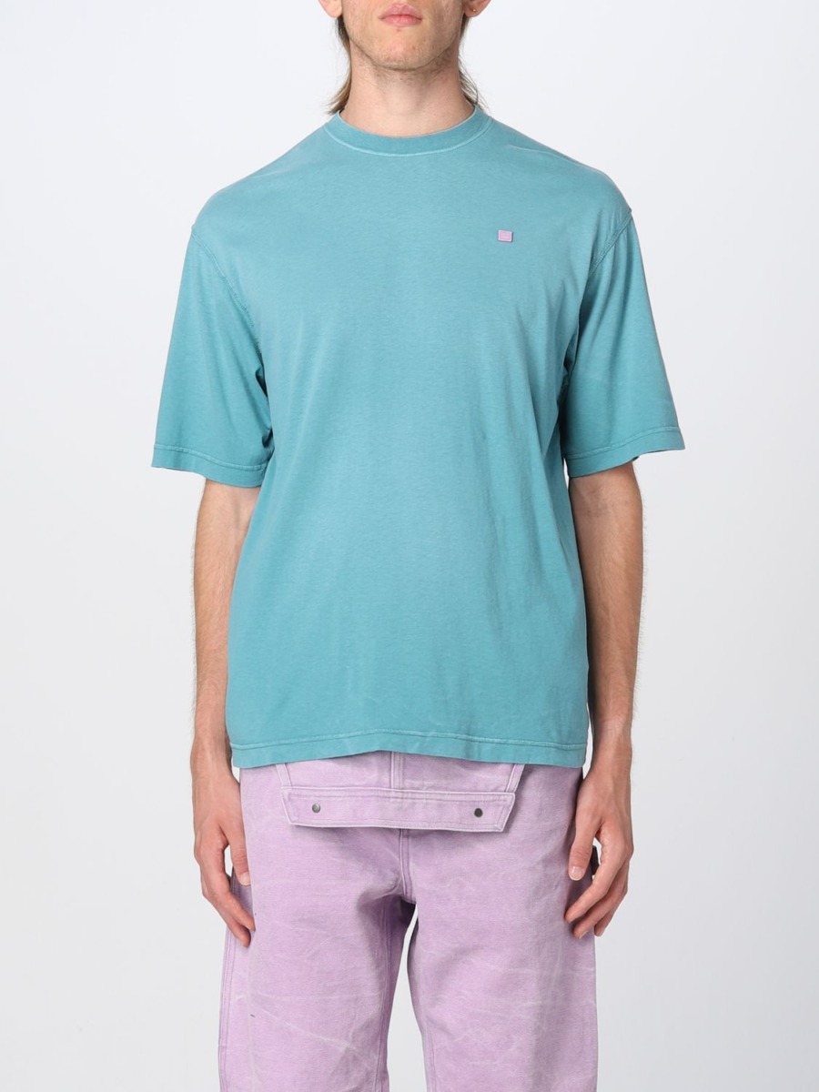 Giglio - Men's T-Shirt in Green by Acne Studios GOOFASH