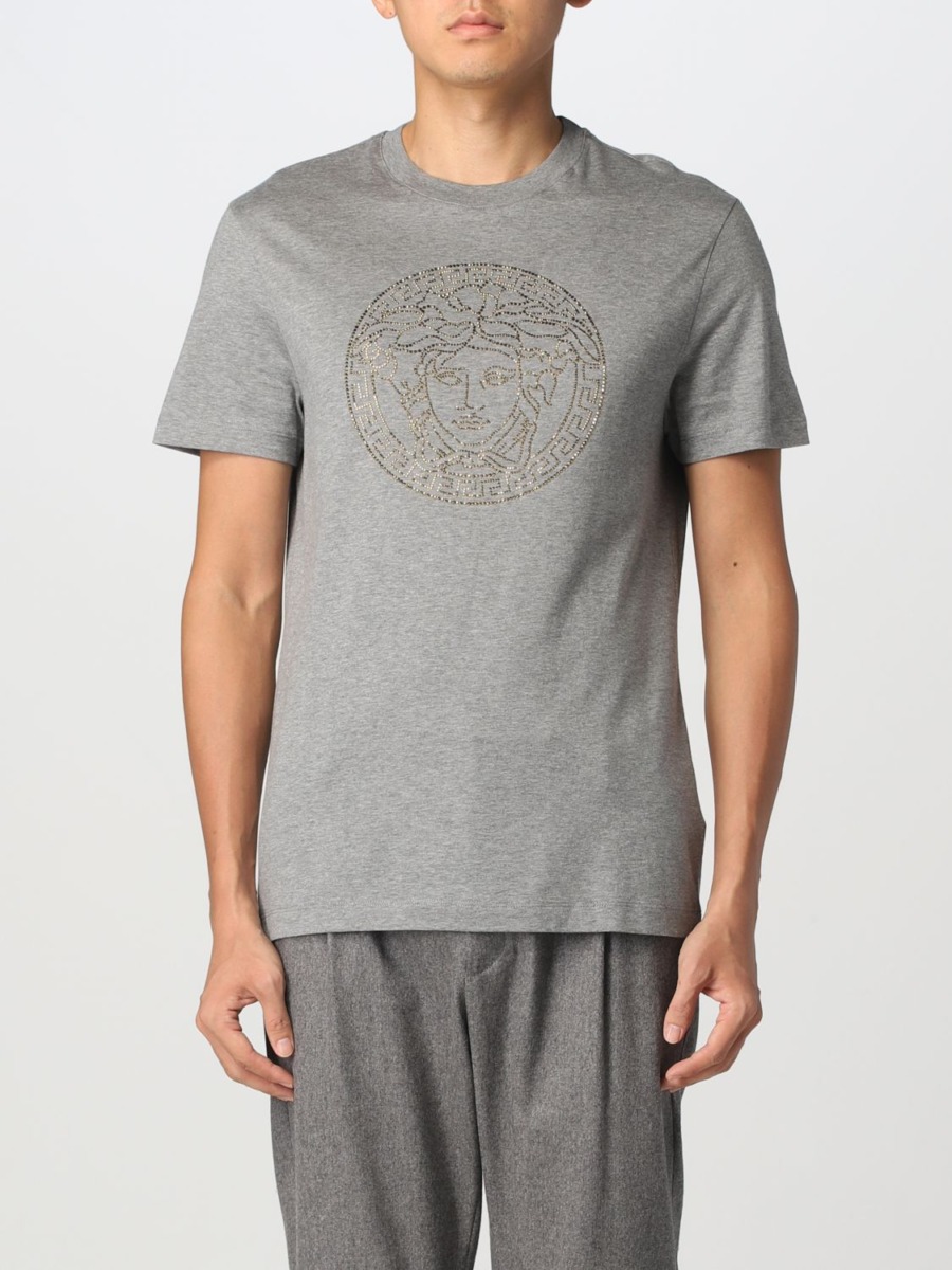 Giglio Men's T-Shirt in Grey GOOFASH