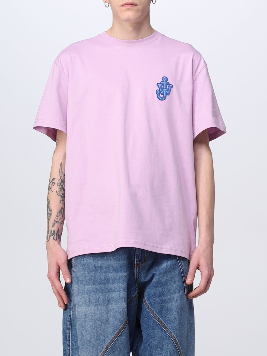 Giglio Mens T-Shirt in Pink GOOFASH
