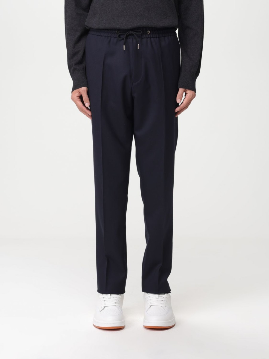 Giglio Mens Trousers Blue GOOFASH