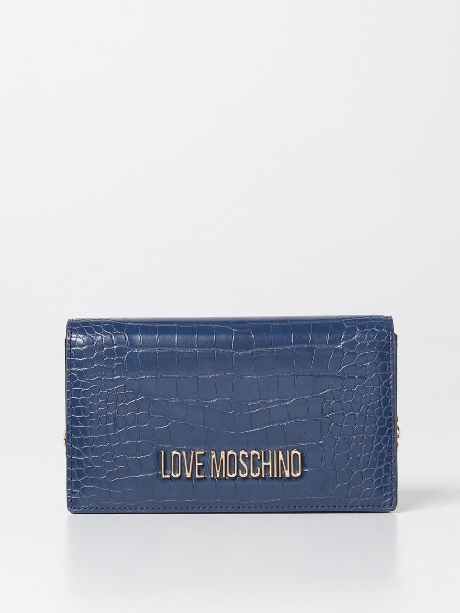 Giglio - Mini Bag in Blue for Woman by Moschino GOOFASH