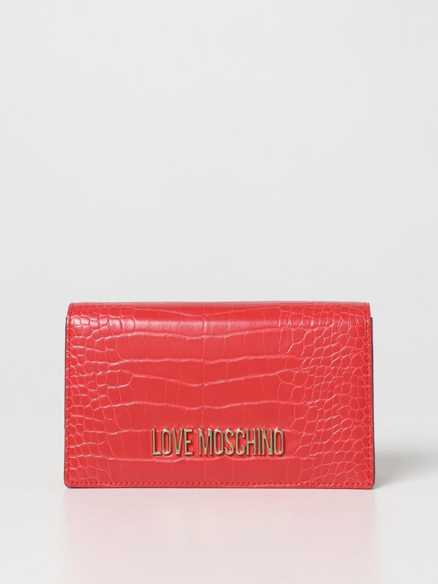 Giglio - Mini Bag in Red for Woman from Moschino GOOFASH