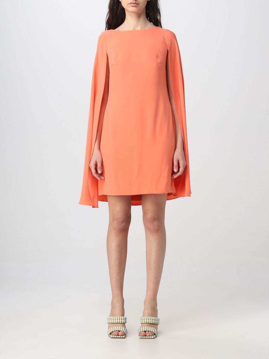 Giglio Orange Woman Dress Ralph Lauren GOOFASH