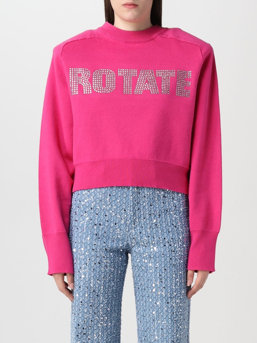 Giglio Pink Jumper for Women from Rotate GOOFASH