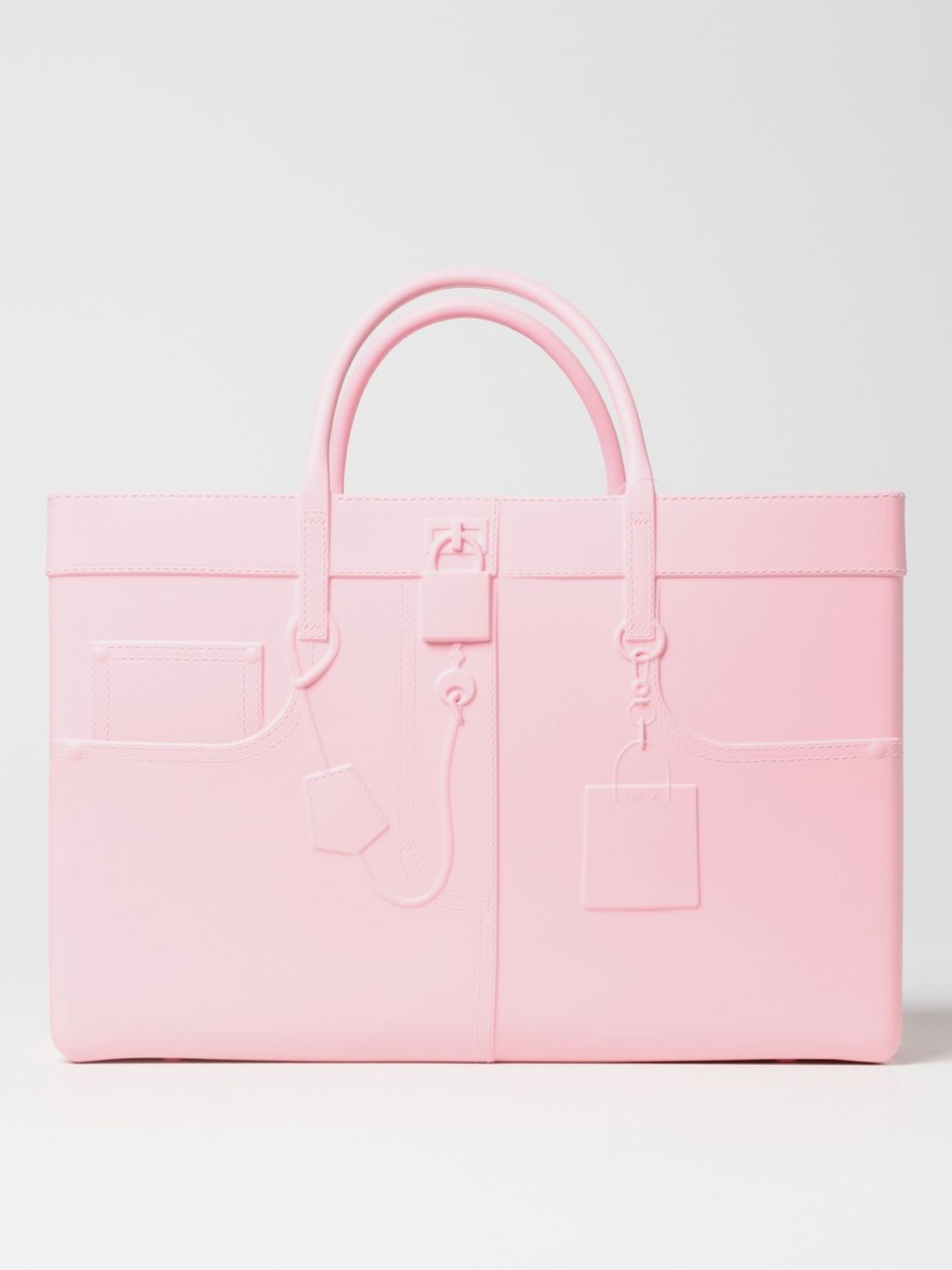 Giglio - Pink Tote Bag for Women from Medea GOOFASH