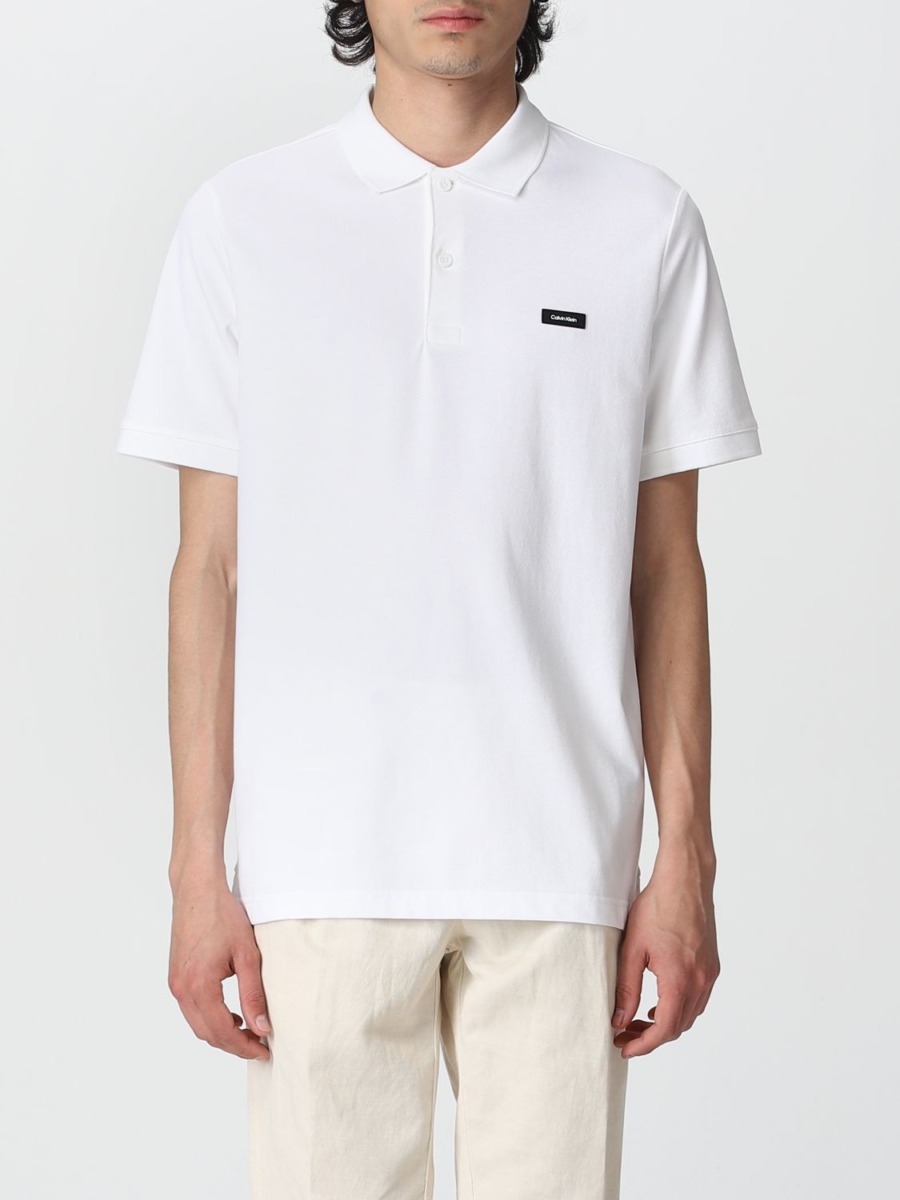 Giglio - Poloshirt White - Calvin Klein - Man GOOFASH