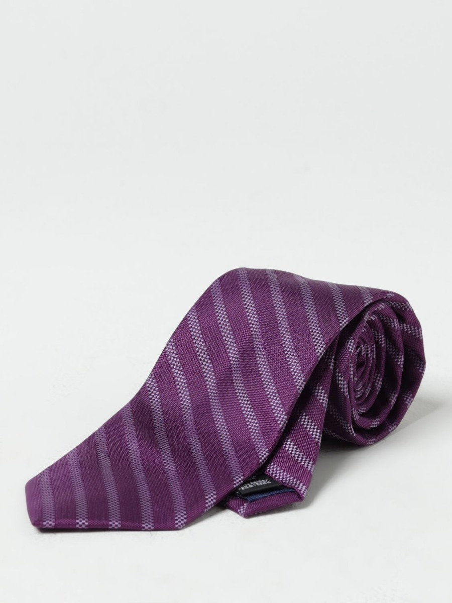 Giglio - Purple - Mens Tie GOOFASH
