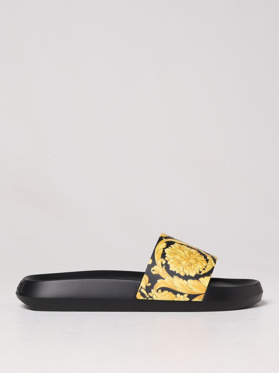 Giglio Sandals in Black for Man from Versace GOOFASH