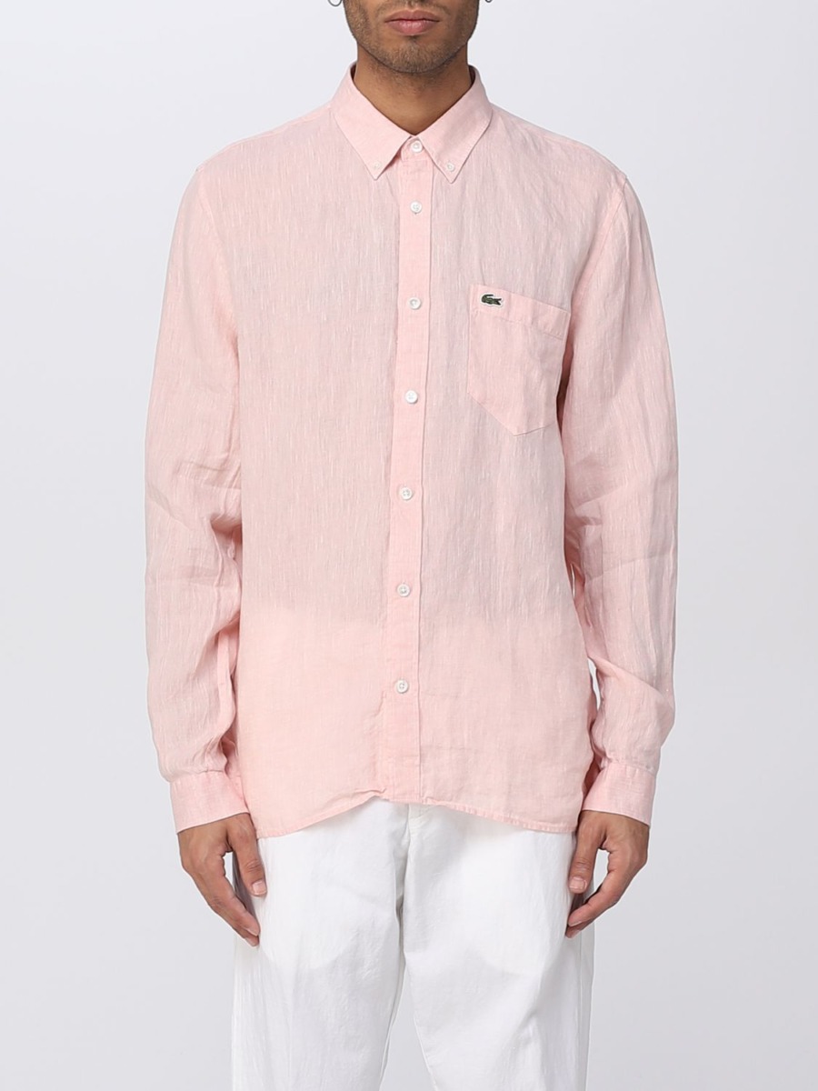 Giglio Shirt Pink by Lacoste GOOFASH