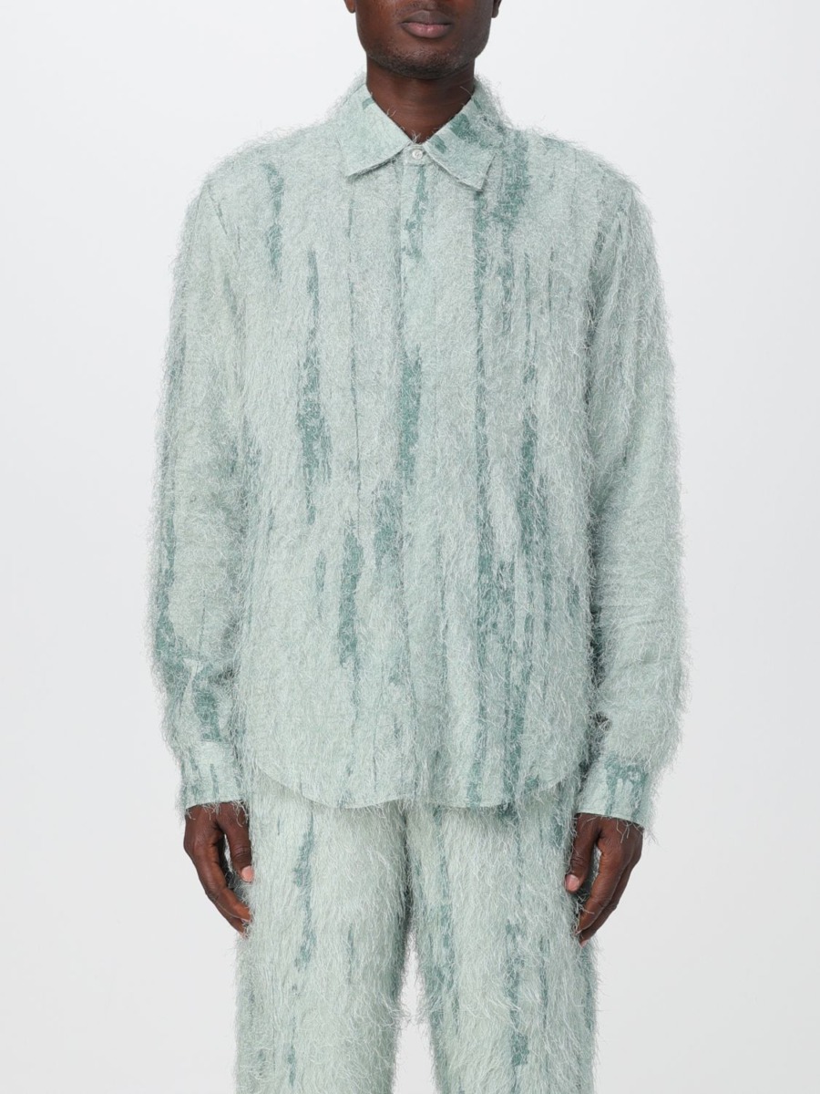 Giglio Shirt in Blue for Men from Amiri GOOFASH