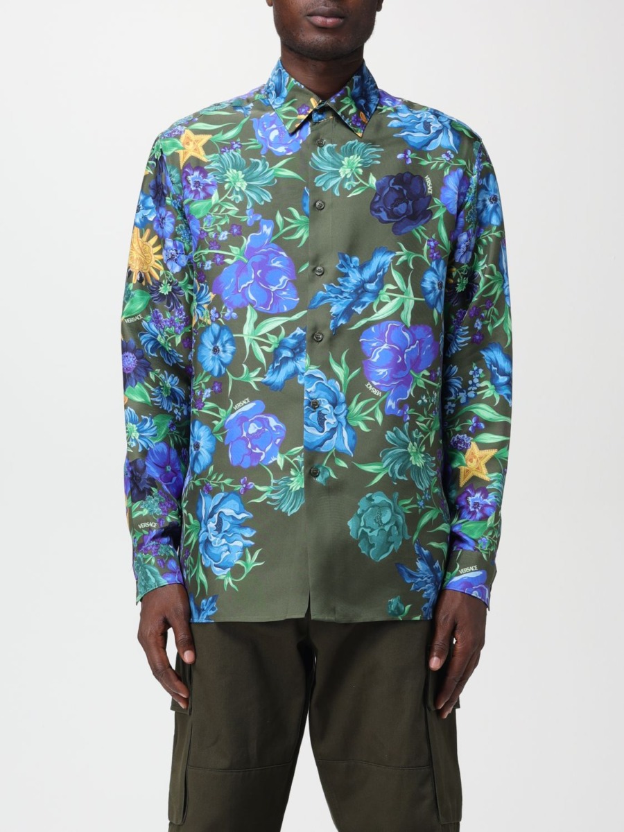 Giglio Shirt in Multicolor for Man from Versace GOOFASH