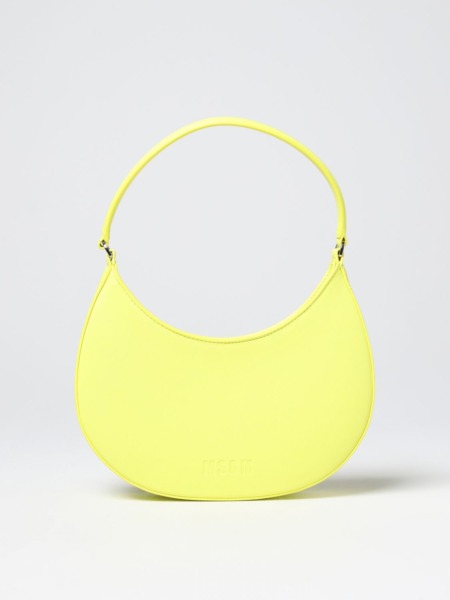 Giglio Shoulder Bag in Yellow for Women by Msgm GOOFASH