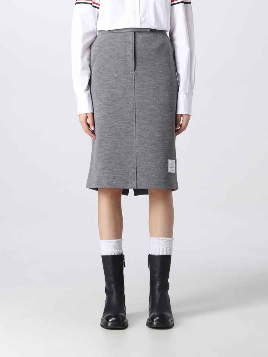 Giglio - Skirt in Grey - Thom Browne Woman GOOFASH
